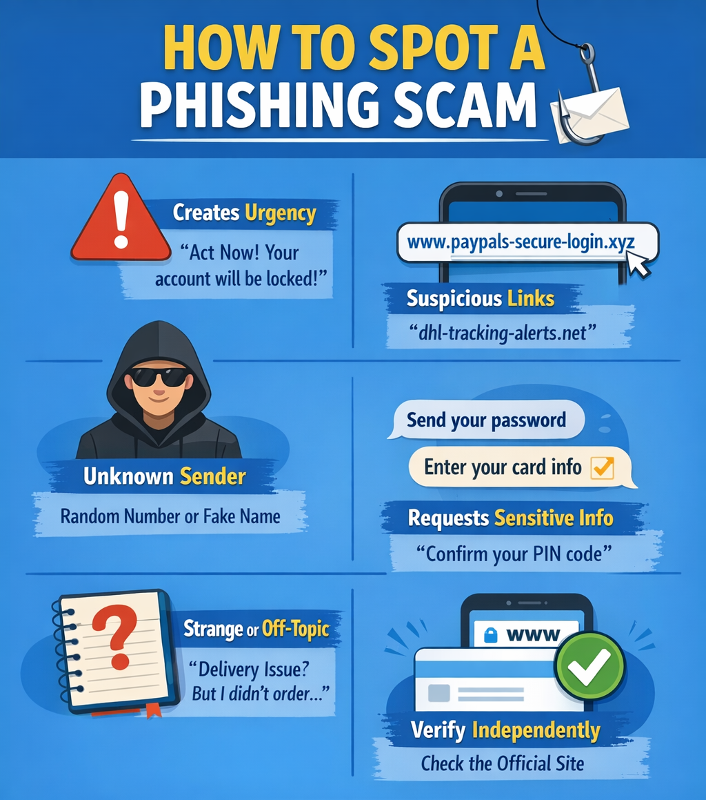 Hot to spot a phishing scam