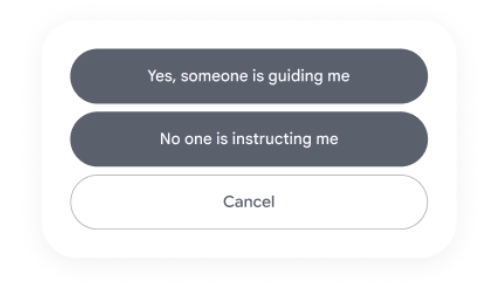 android prompt
