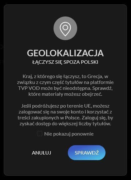 error message vod_tvp_pl