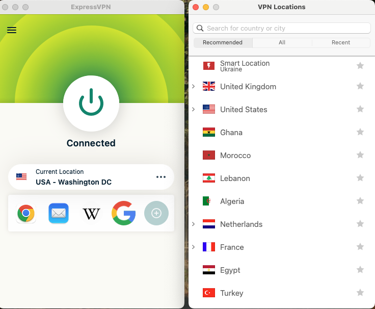 expressvpn desktop ui