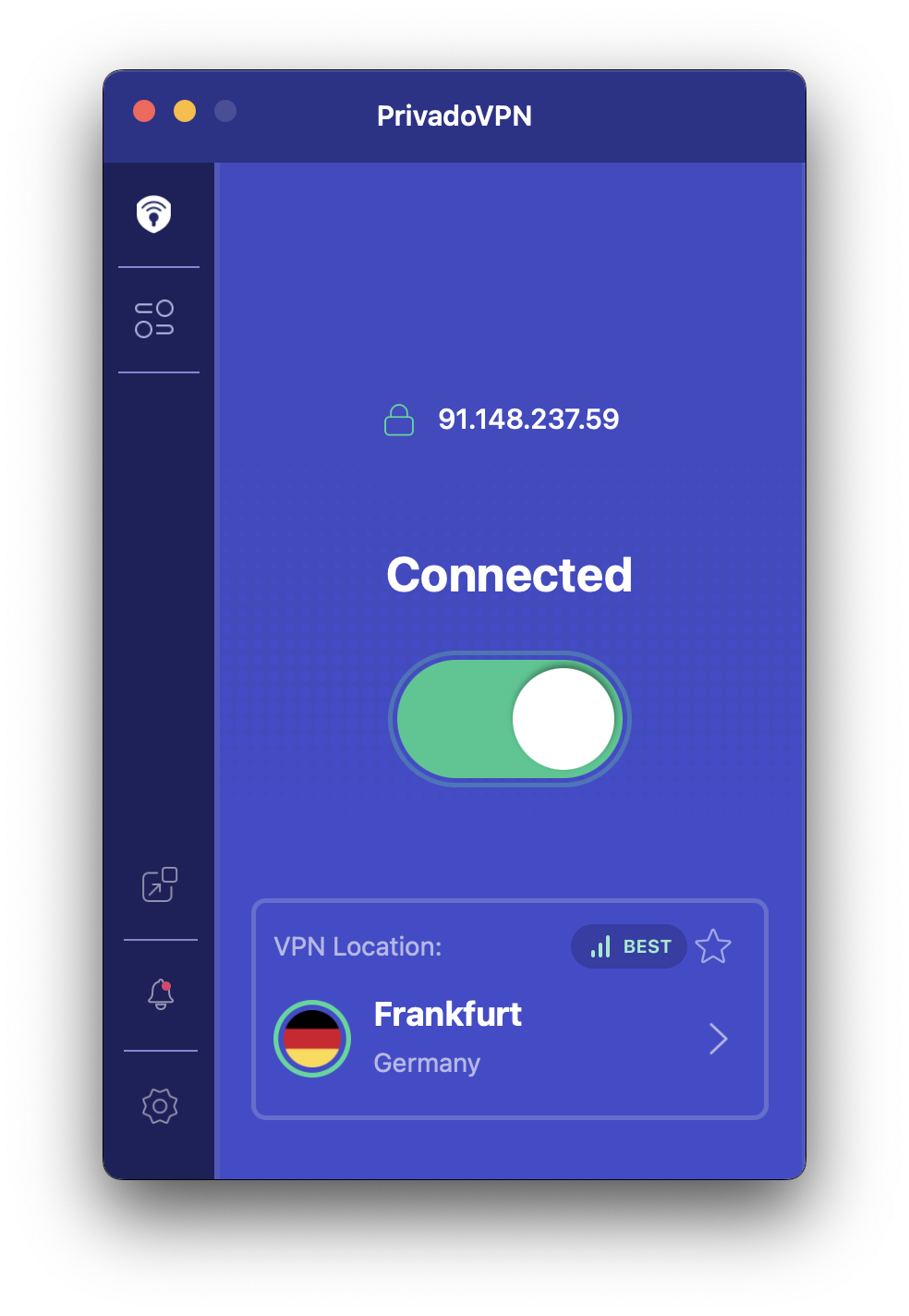 privadovpn on mac
