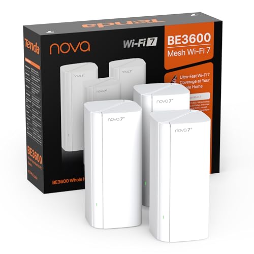 Large image for amazon product "Tenda WiFi 7 Mesh System BE3600"
