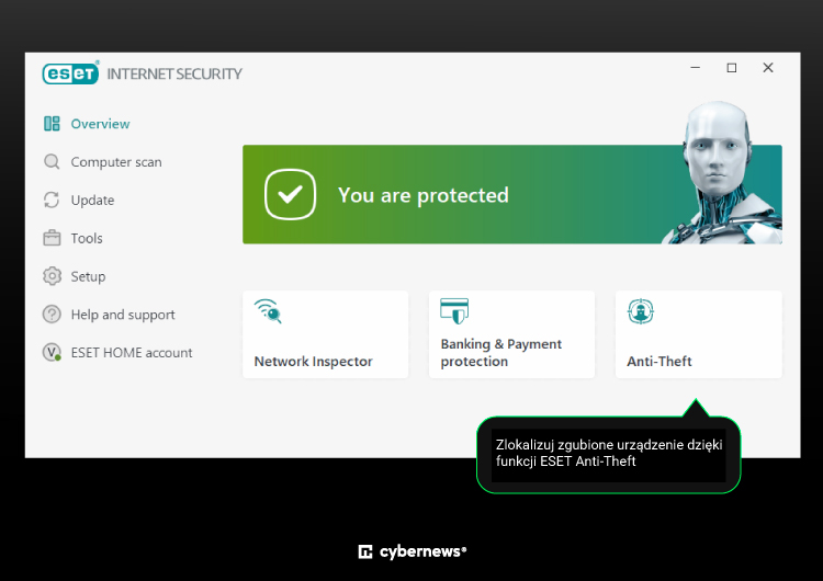 eset anti theft feature PL