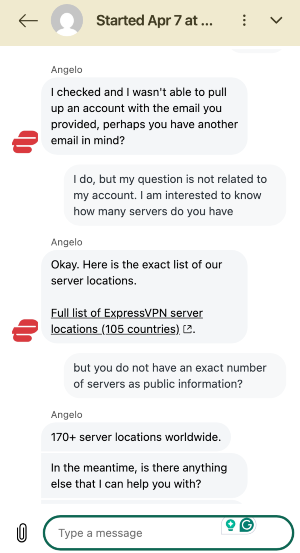 expressvpn support