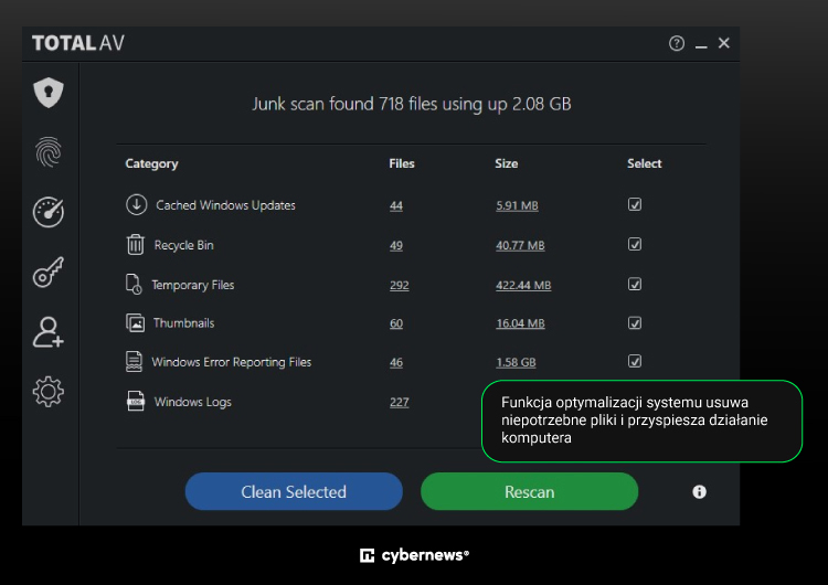 TotalAV system tune up PL