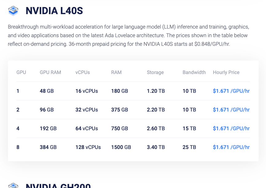 vultr pricing gpu april