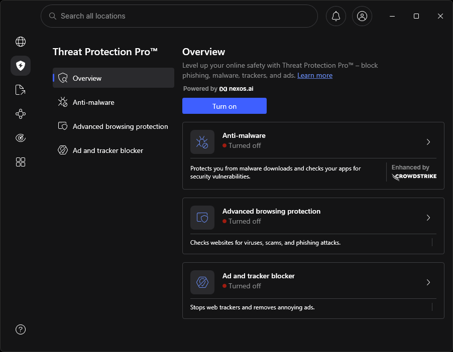 NordVPN Threat Protection Pro features