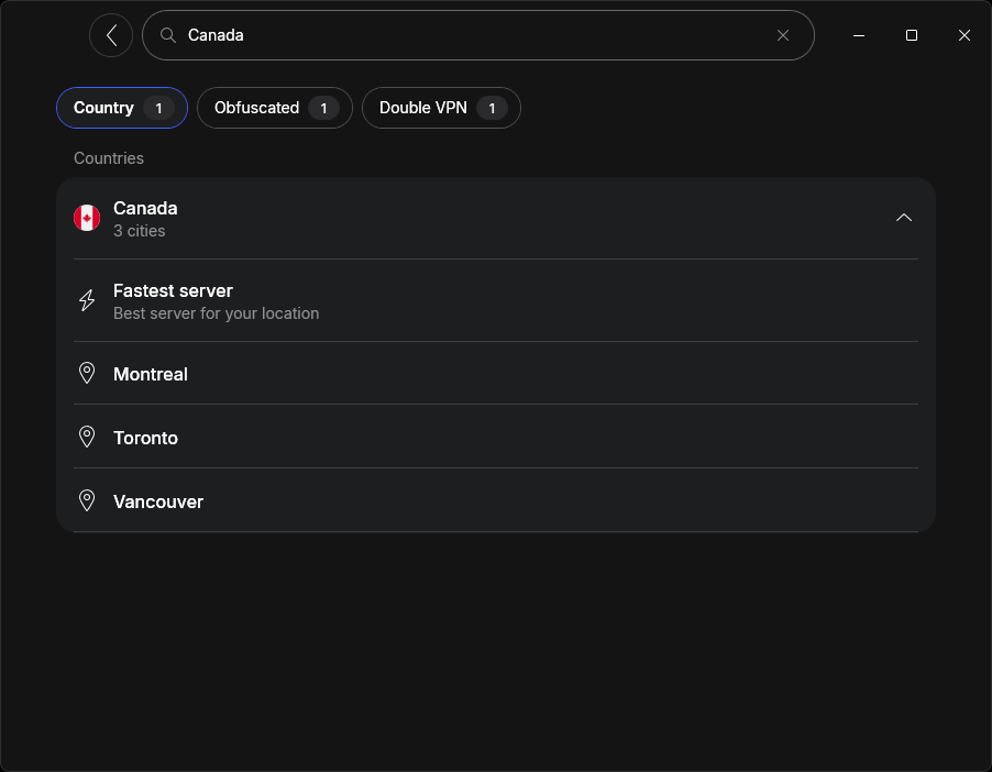 NordVPN servers in GGPoker legal countries