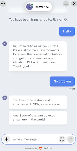 bitdefender securepass support