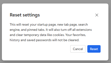 Browser cleanup on Chromium step 3