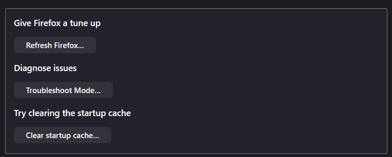 Browser cleanup on firefox step 2