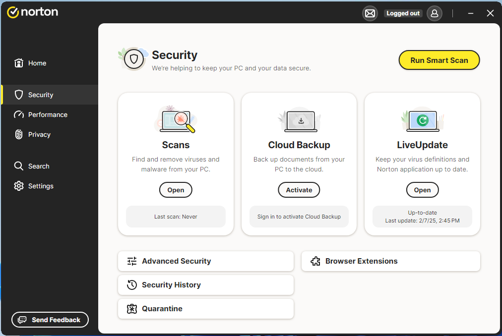 norton dashboard new 2026
