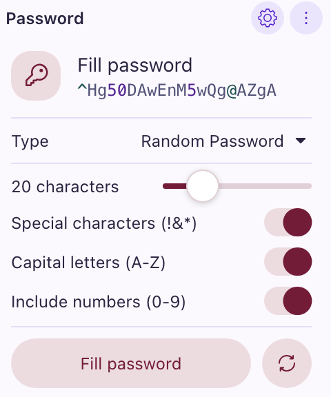 protonpass password generator