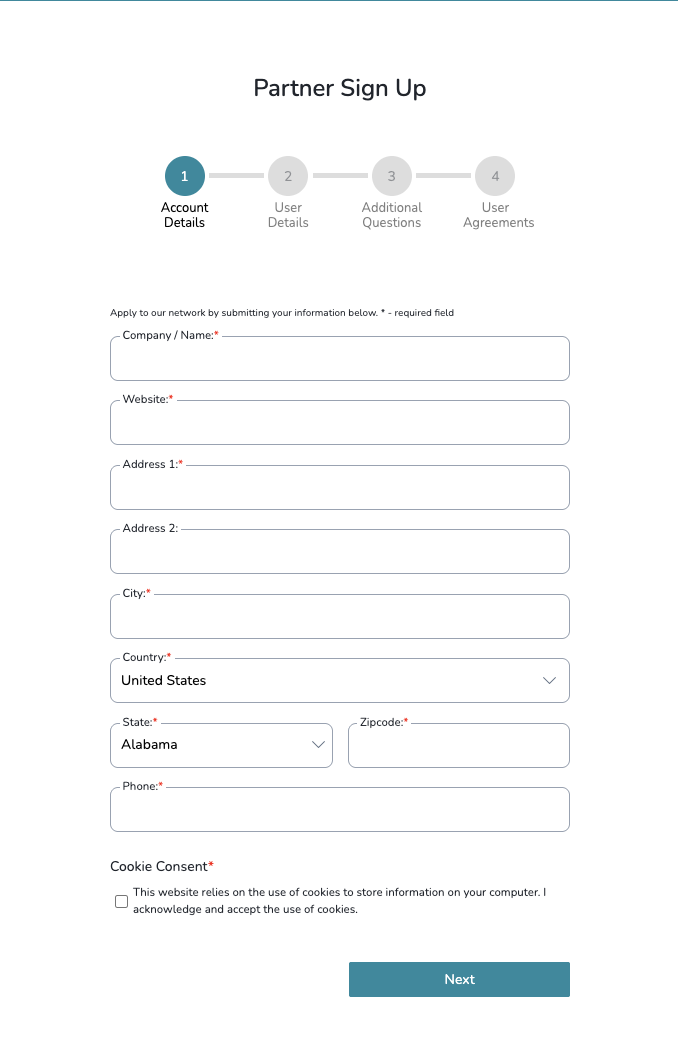 surfshark partner singup
