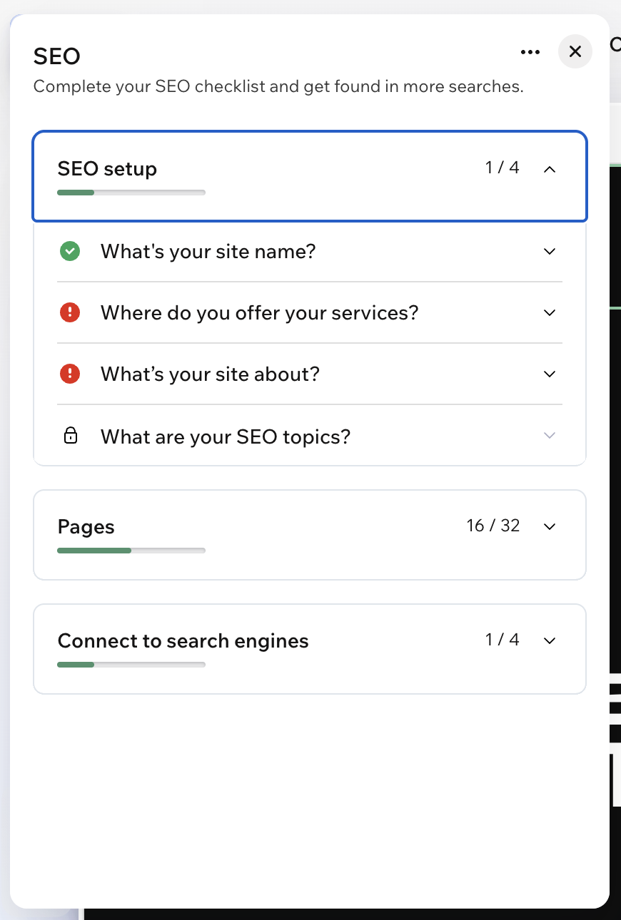 wix seo setup guide