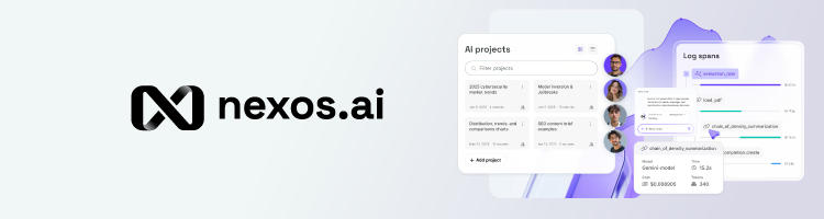 nexos ai banner for best ai agent