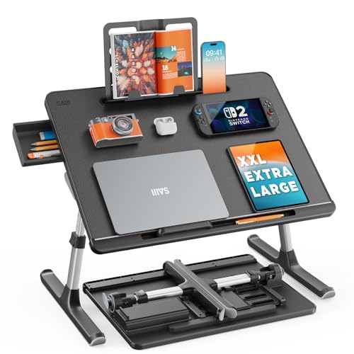 Large image for amazon product "Laptop Bed Tray Desk, SAIJI X"