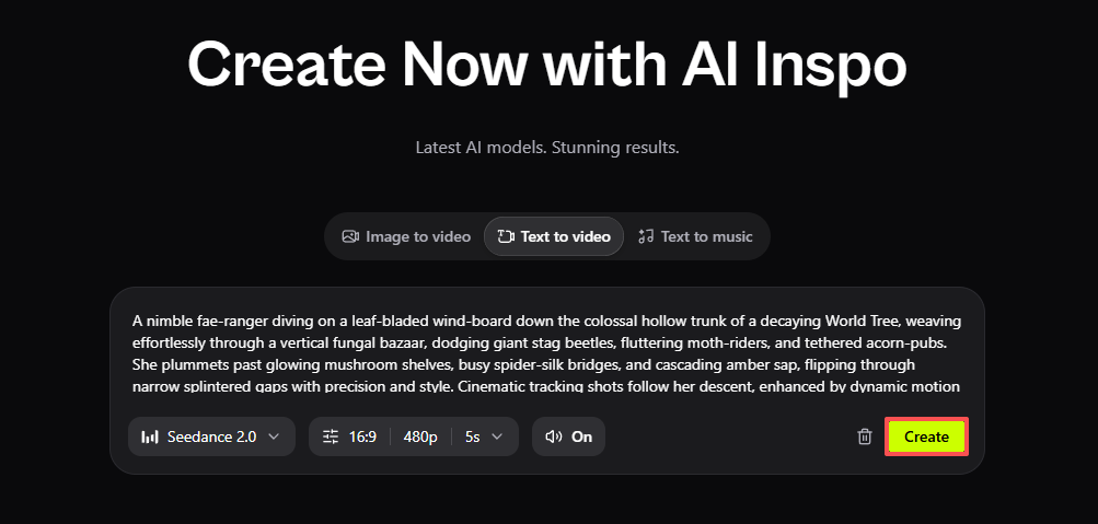 create with ai inspo