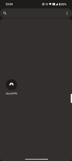 launching nordvpn on android