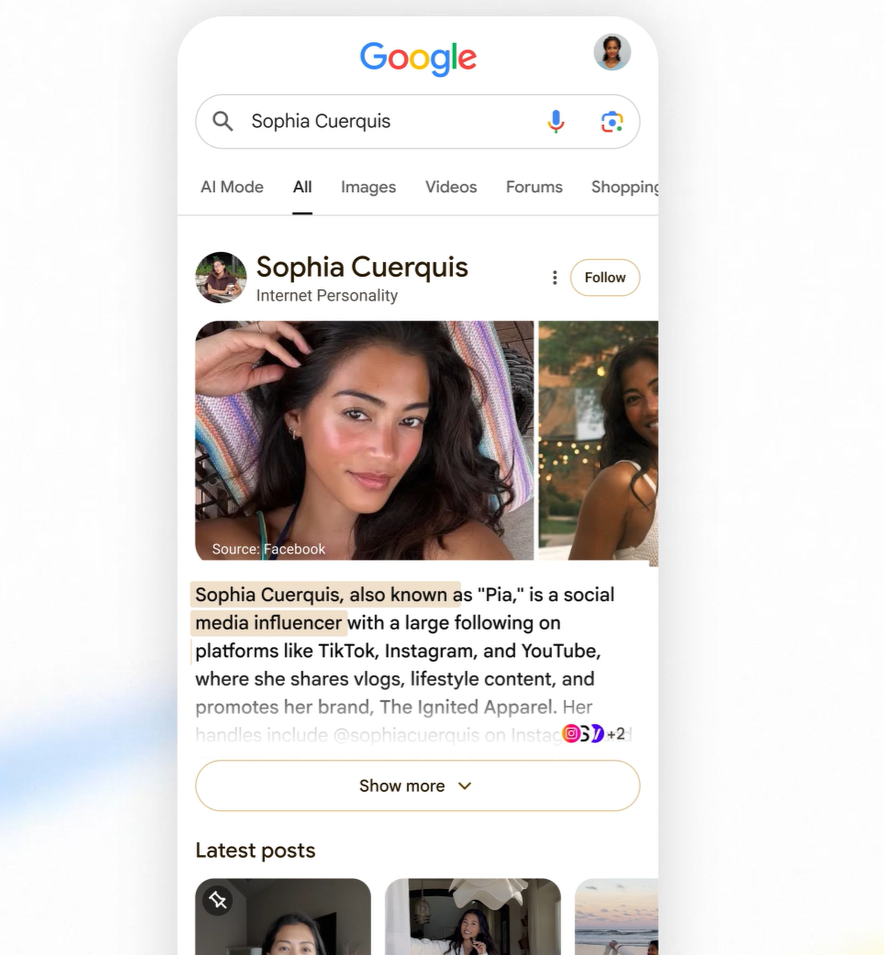profile feature