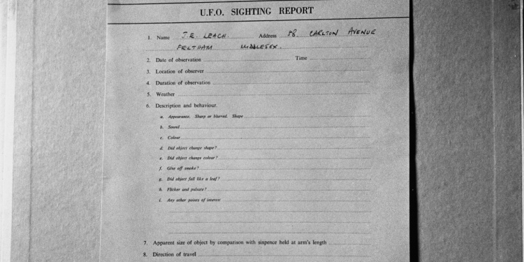 ufo sighting report
