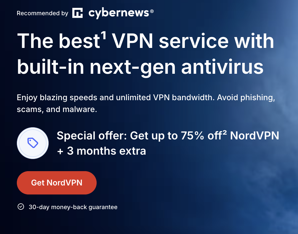 New offer following NordVPN aff