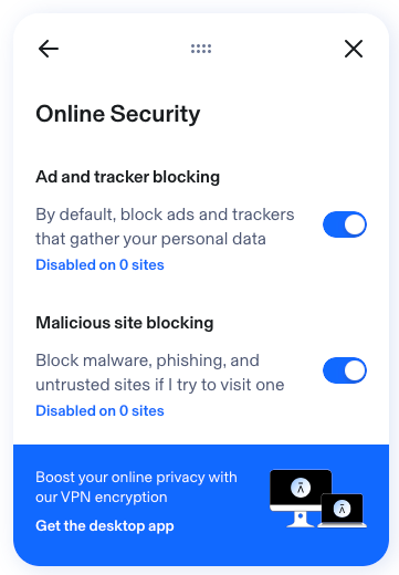 Aura Password Manager online security