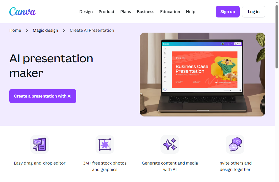 canva slide generator