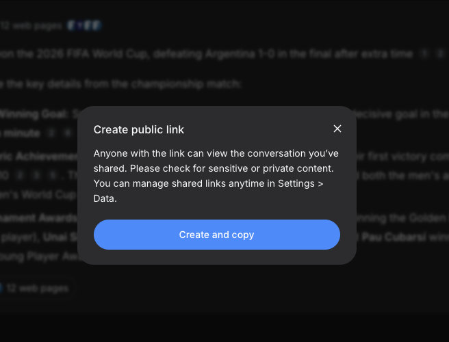 create link