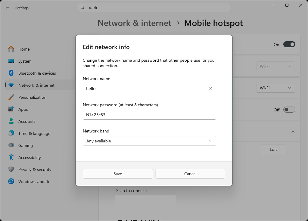 share vpn wifi 6