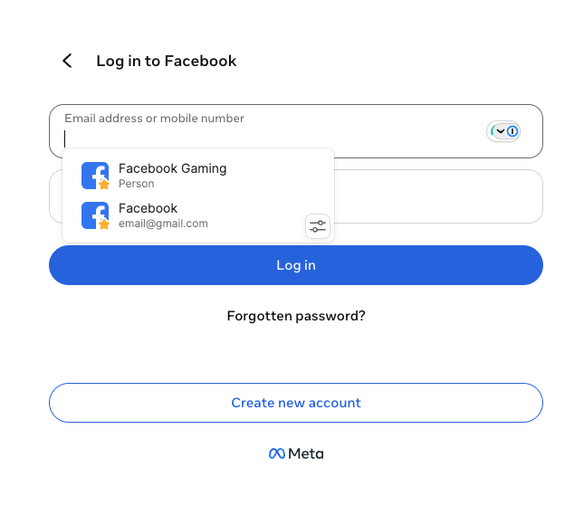 1password autofill feature new