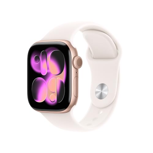 Large image for amazon product "Apple Watch Series 11 [GPS 42mm] Rose Gold"