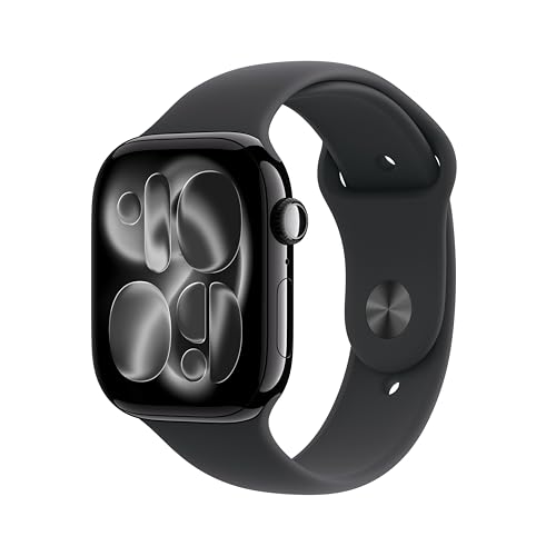 Large image for amazon product "Apple Watch Series 11 [GPS 46mm] Jet Black"