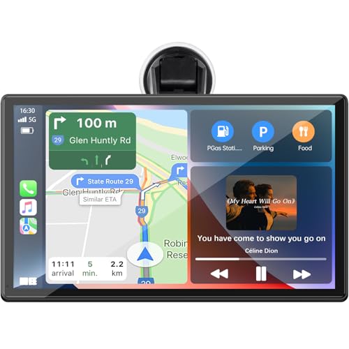 Large image for amazon product "LAMTTO 9-inch Apple CarPlay for car"