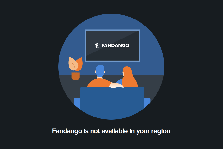 fandango streaming error blocked
