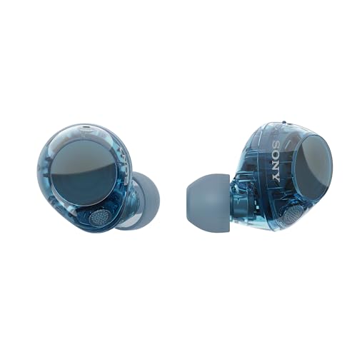 Large image for amazon product "Sony WF-C710N Truly Wireless Noise Cancelling Earbud Headphones, Glass Blue"