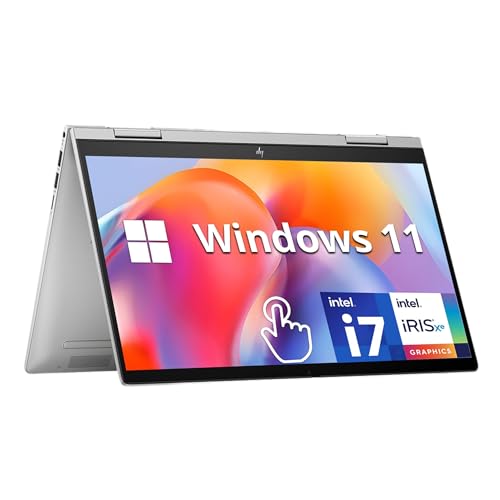 Large image for amazon product "HP Envy x360 2-in-1 14" FHD Touchscreen Laptop, Intel i7-1355U, 16GB RAM, 1TB SSD, Backlit Keyboard, 5MP Camera, Fingerprint Reader, Wi-Fi 6E, Win…"