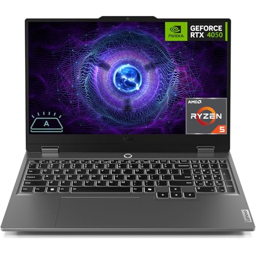 Large image for amazon product "Lenovo LOQ Gaming Laptop, GeForce RTX 4050, AMD Ryzen 5 7235HS Processor"