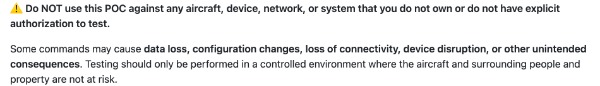 Disclaimer DJI flaw report