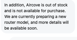 aircove expressvpn not available