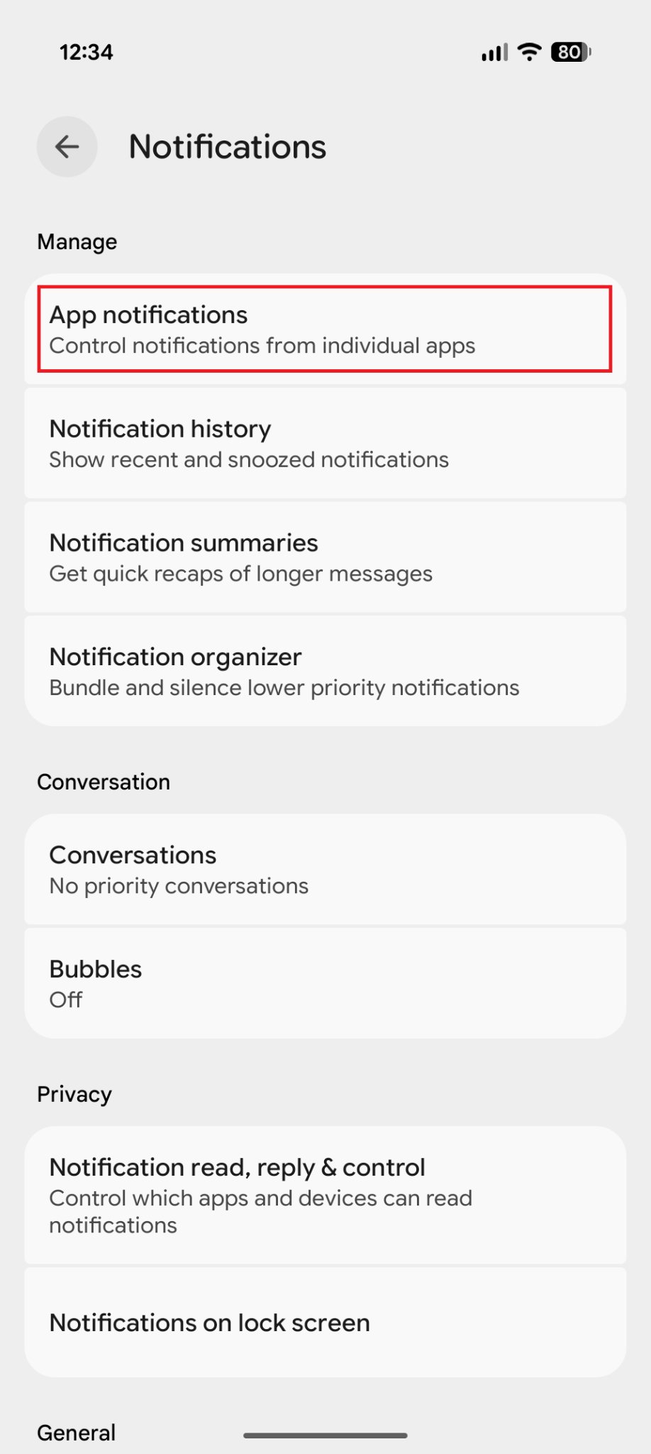android app notifications