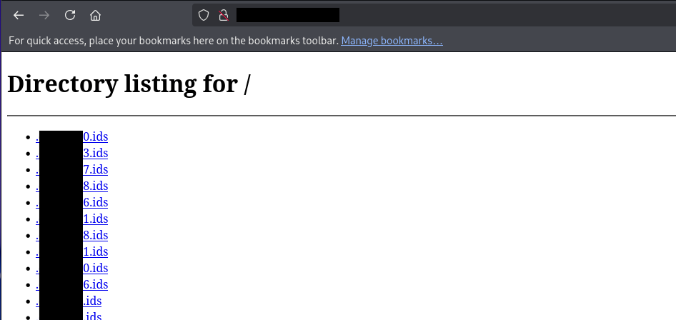 attacker exposed directory