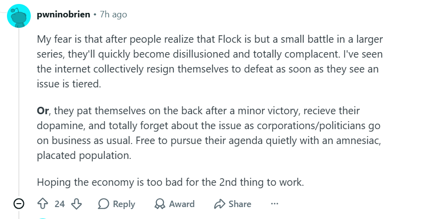 flock reaction2