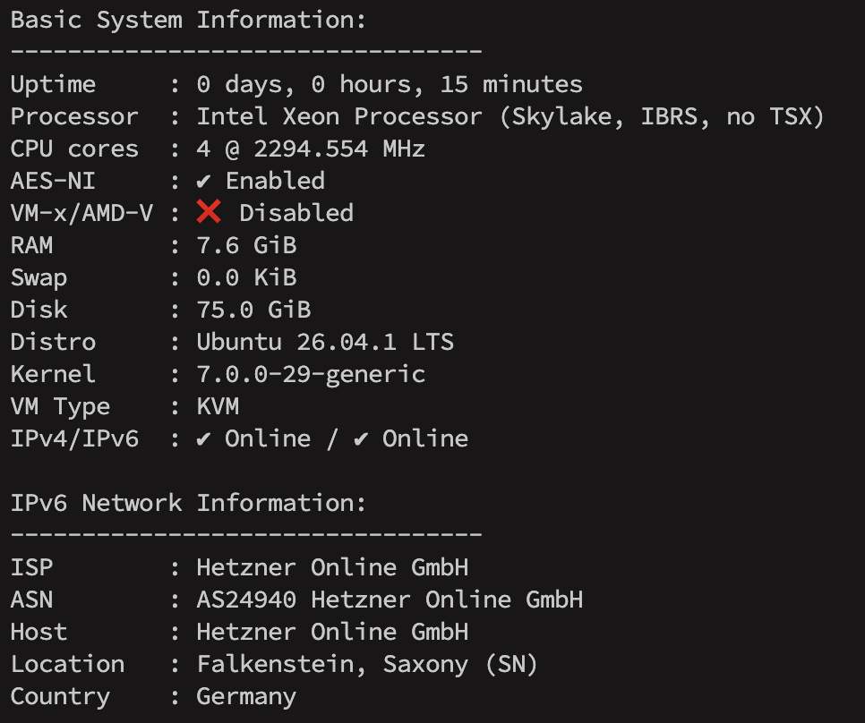hetzner specs