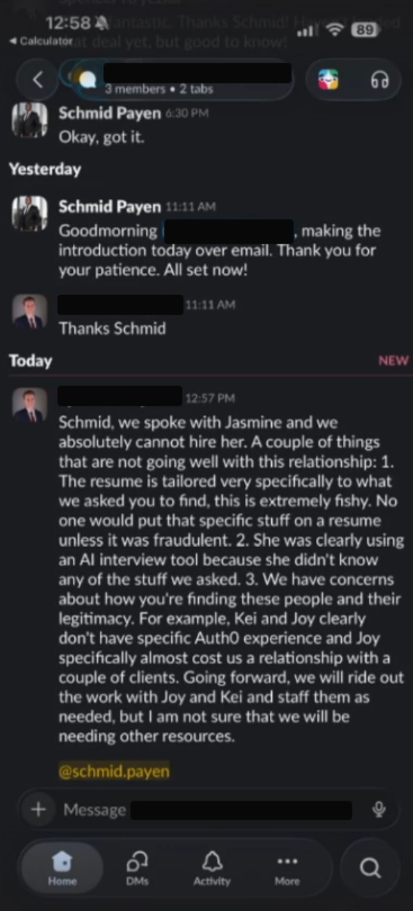 jasmine bad interviewH