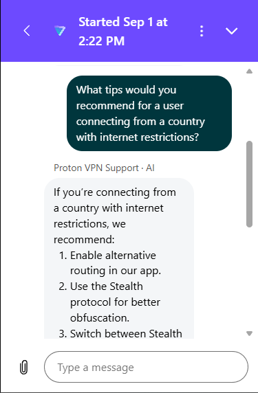 proton vpn support september 2026