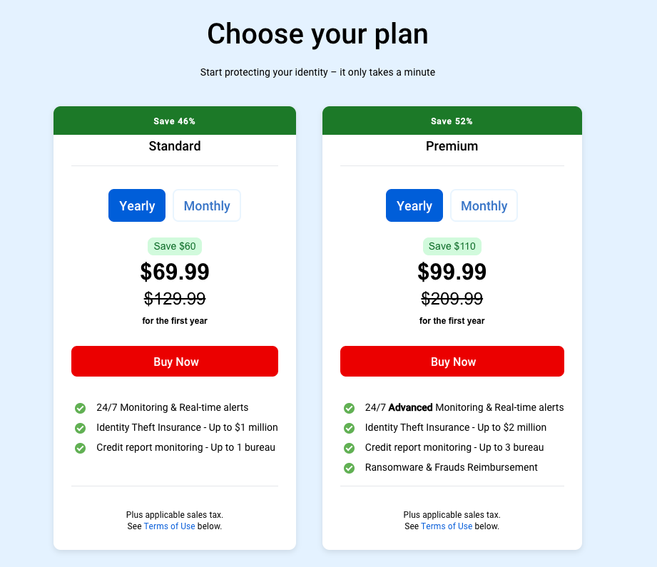 bitdefender itp choosing plan