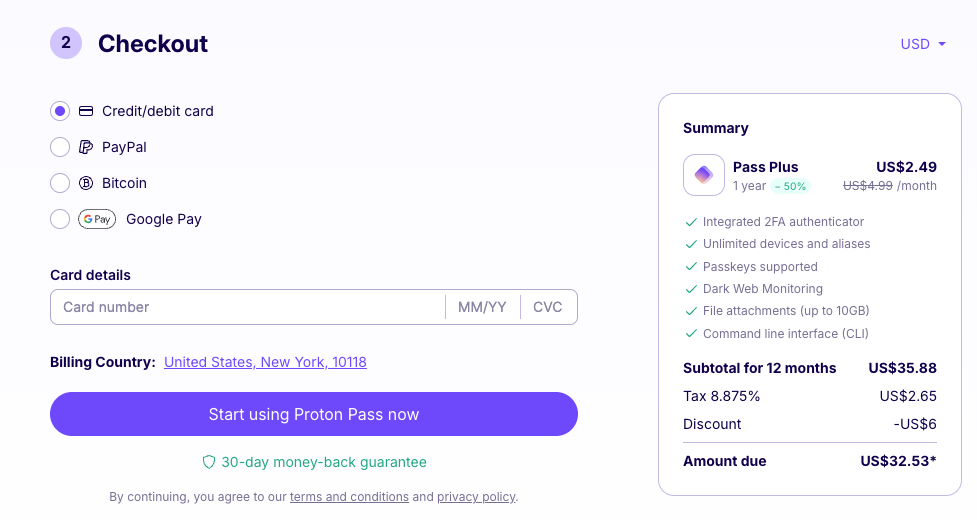 complete proton pass purchase 2026