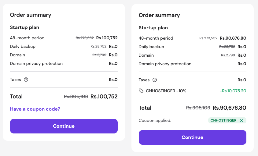 hostinger_startup_plan_coupon_before_after
