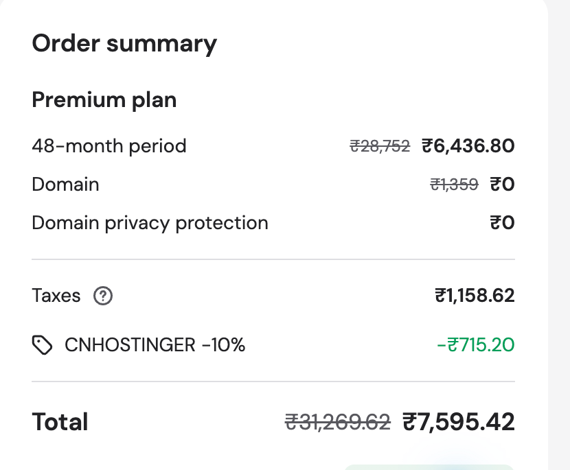 india premium 48m CNHOSTINGER clean